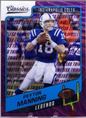 Peyton Manning [H2 Premium Edition Timeless Tributes Purple] #114