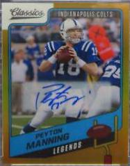 Peyton Manning [Premium Edition Significant Signature Gold] #114