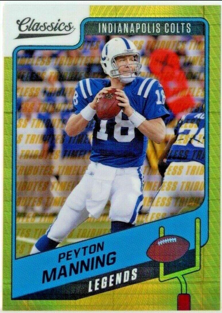 Peyton Manning [Premium Edition Timeless Tributes Gold] #114