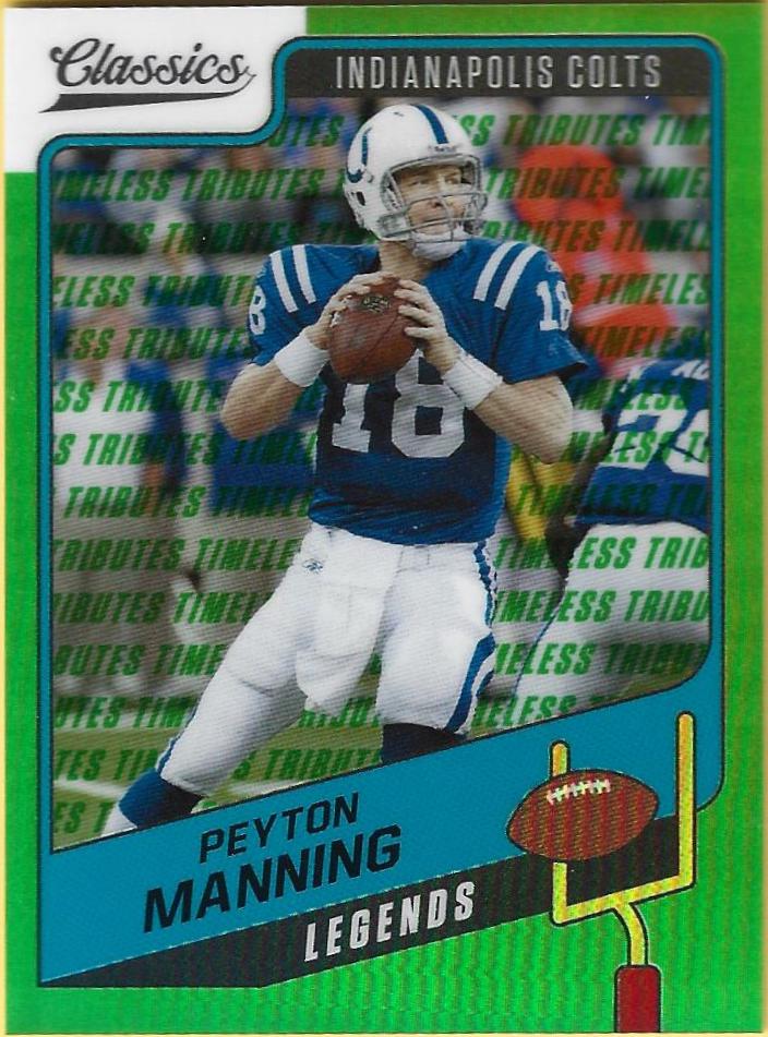 Peyton Manning [Premium Edition Timeless Tributes Green] #114