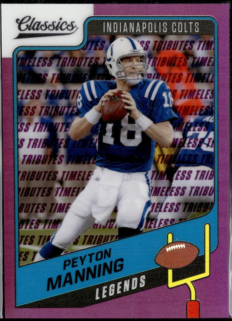 Peyton Manning [Premium Edition Timeless Tributes Purple] #114