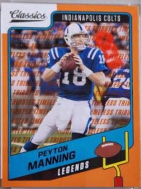 Peyton Manning [Timeless Tributes Orange] #114