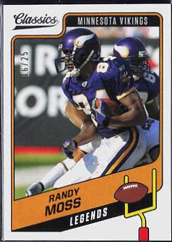 Randy Moss [Blank Back] #108
