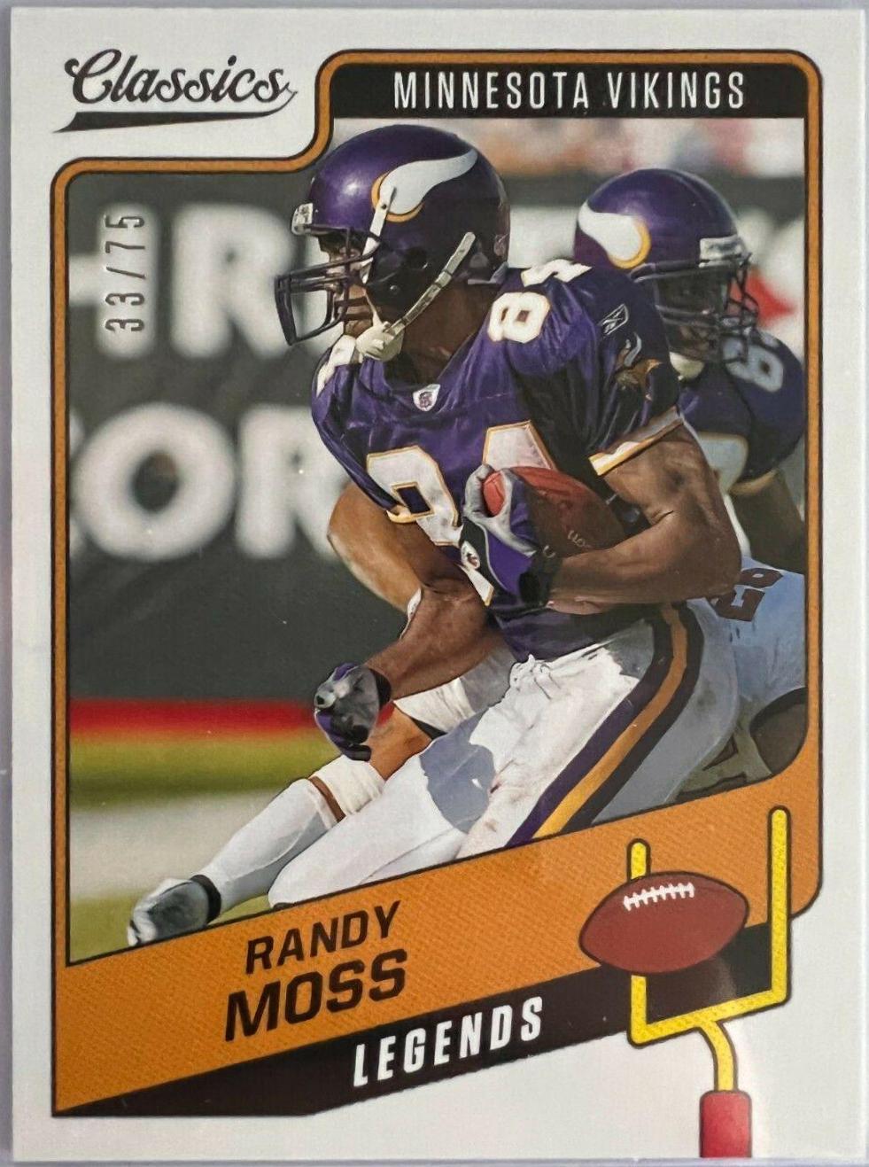 Randy Moss [Blue Back] #108
