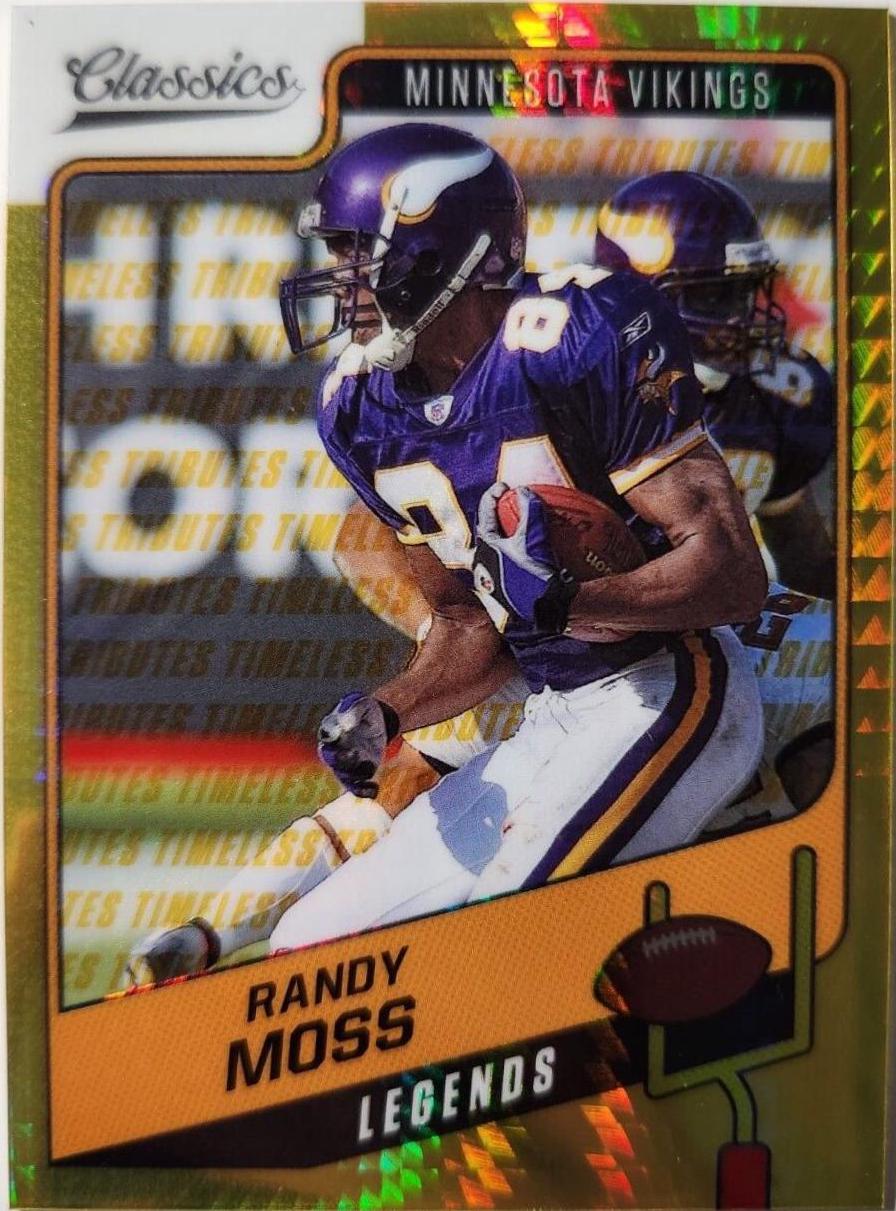 Randy Moss [H2 Premium Edition Timeless Tributes Gold] #108