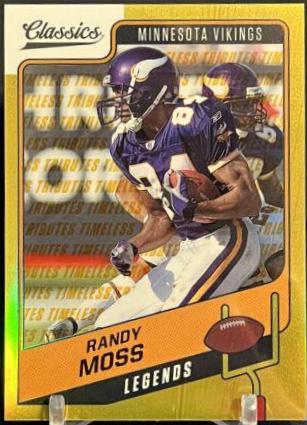 Randy Moss [Premium Edition Timeless Tributes Gold] #108