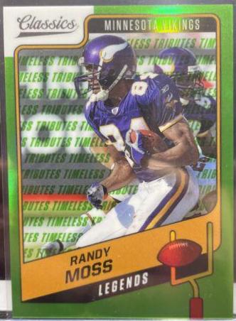 Randy Moss [Premium Edition Timeless Tributes Green] #108
