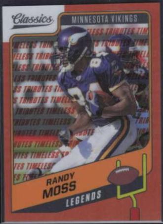 Randy Moss [Premium Edition Timeless Tributes Orange] #108