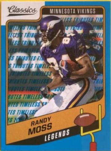 Randy Moss [Timeless Tributes Blue] #108
