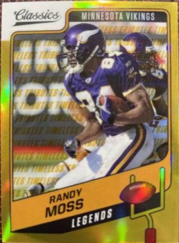 Randy Moss [Timeless Tributes Gold] #108