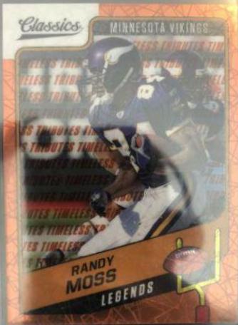 Randy Moss [Timeless Tributes Orange] #108
