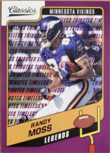 Randy Moss [Timeless Tributes Purple] #108