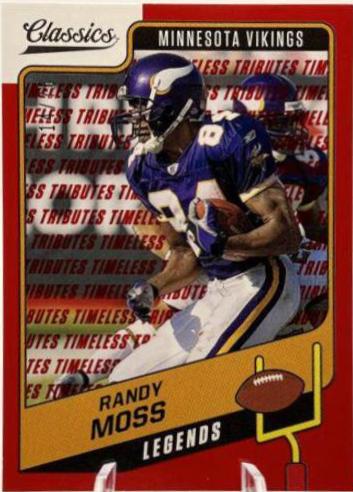 Randy Moss [Timeless Tributes Red] #108