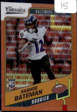 Rashod Bateman [Premium Edition Timeless Tributes Orange] #160