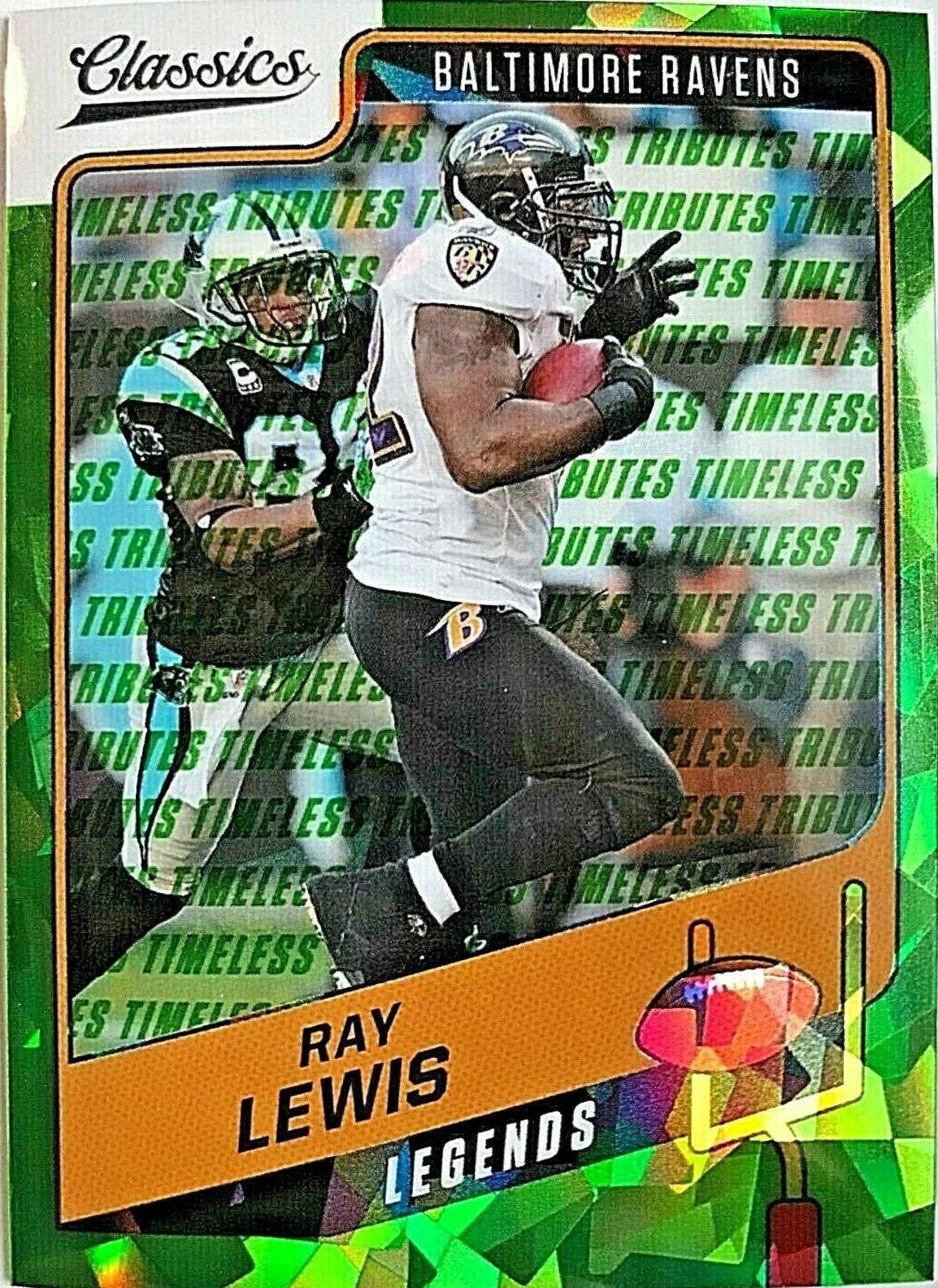 Ray Lewis [Premium Edition Timeless Tributes Green] #101