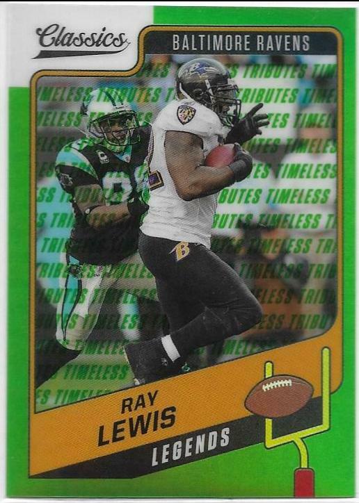 Ray Lewis [Timeless Tributes Green] #101