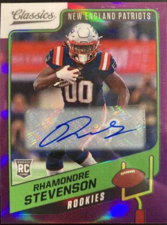 Rhamondre Stevenson [Premium Edition Significant Signature Purple] #187