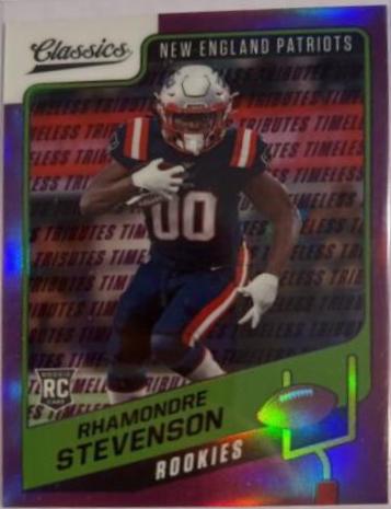 Rhamondre Stevenson [Premium Edition Timeless Tributes Purple] #187