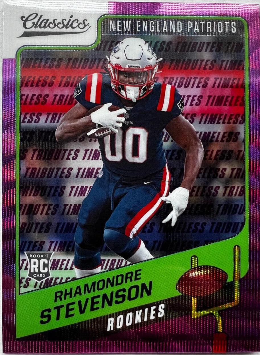Rhamondre Stevenson [Timeless Tributes Purple] #187