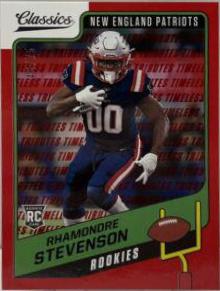 Rhamondre Stevenson [Timeless Tributes Red] #187