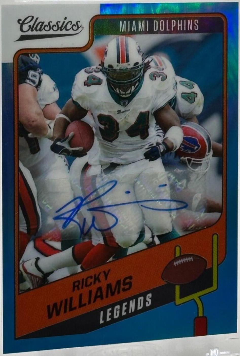 Ricky Williams [Premium Edition Significant Signature Blue] #139