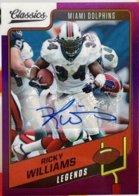 Ricky Williams [Premium Edition Significant Signature Purple] #139