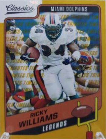 Ricky Williams [Timeless Tributes Gold] #139
