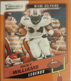 Ricky Williams [Timeless Tributes Orange] #139