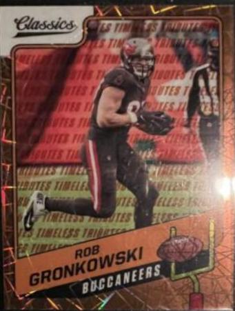 Rob Gronkowski [Premium Edition Timeless Tributes Orange] #25