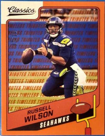 Russell Wilson [Timeless Tributes Orange] #85