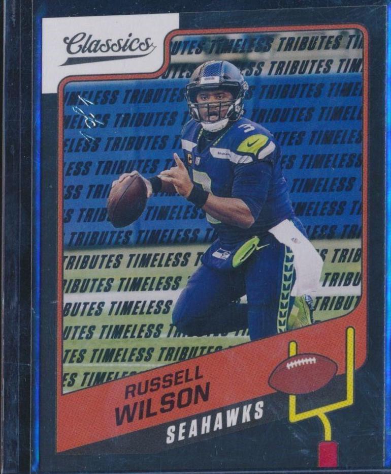Russell Wilson [Timeless Tributes Purple] #85
