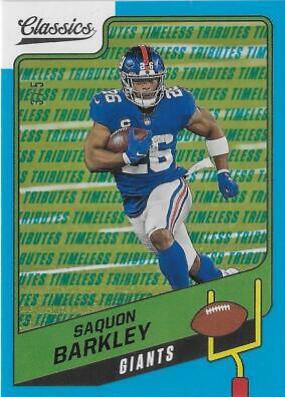 Saquon Barkley [Timeless Tributes Blue] #54