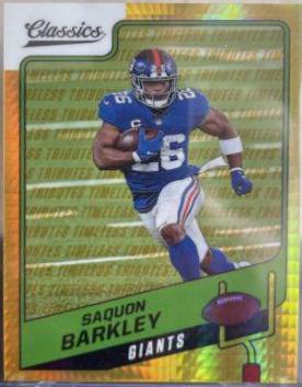 Saquon Barkley [Timeless Tributes Gold] #54