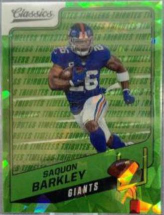 Saquon Barkley [Timeless Tributes Green] #54
