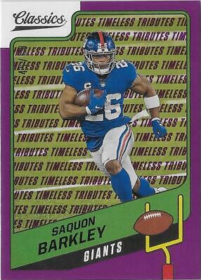 Saquon Barkley [Timeless Tributes Purple] #54