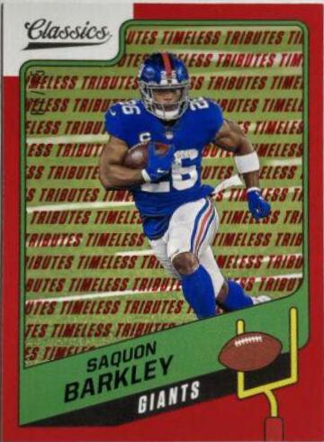 Saquon Barkley [Timeless Tributes Red] #54