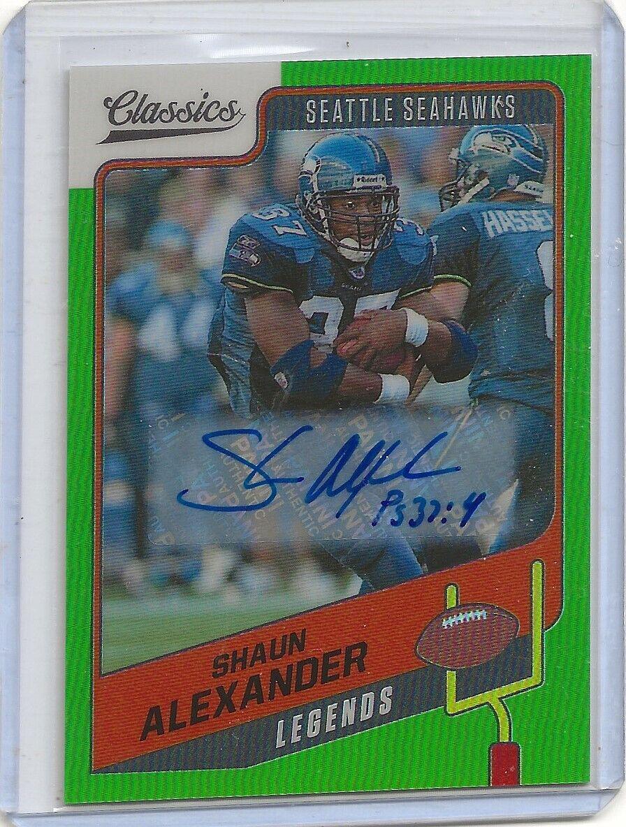 Shaun Alexander [Premium Edition Significant Signature Green] #149