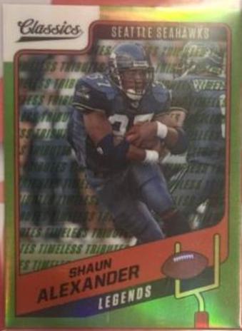 Shaun Alexander [Premium Edition Timeless Tributes Green] #149