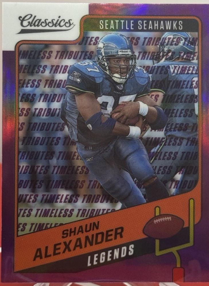 Shaun Alexander [Premium Edition Timeless Tributes Purple] #149