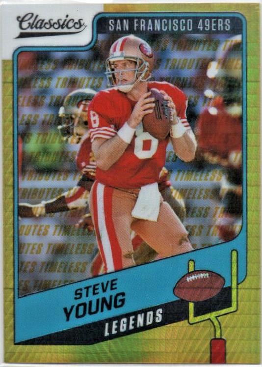 Steve Young [H2 Premium Edition Timeless Tributes Gold] #115