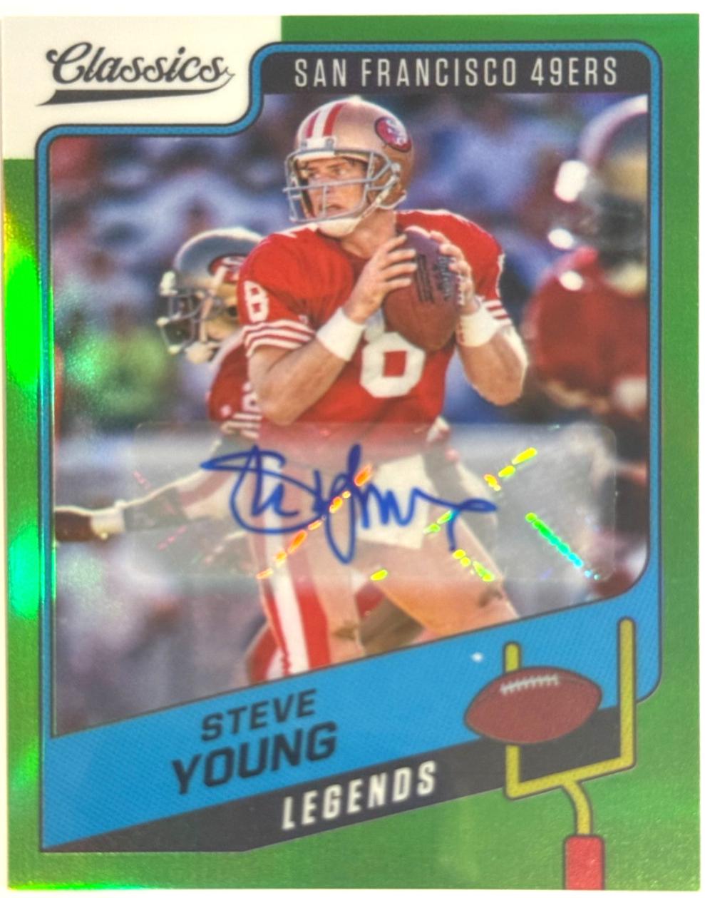 Steve Young [Premium Edition Significant Signature Green] #115