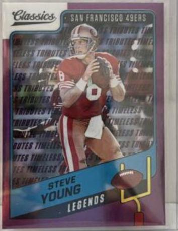 Steve Young [Timeless Tributes Purple] #115