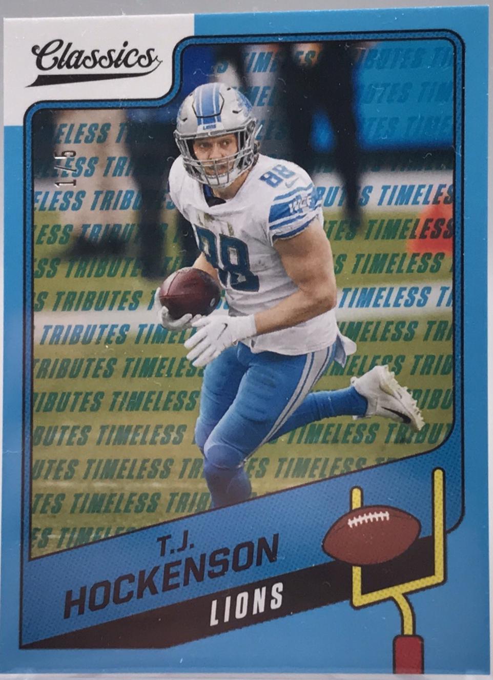 T. J. Hockenson [Premium Edition Timeless Tributes Blue] #43