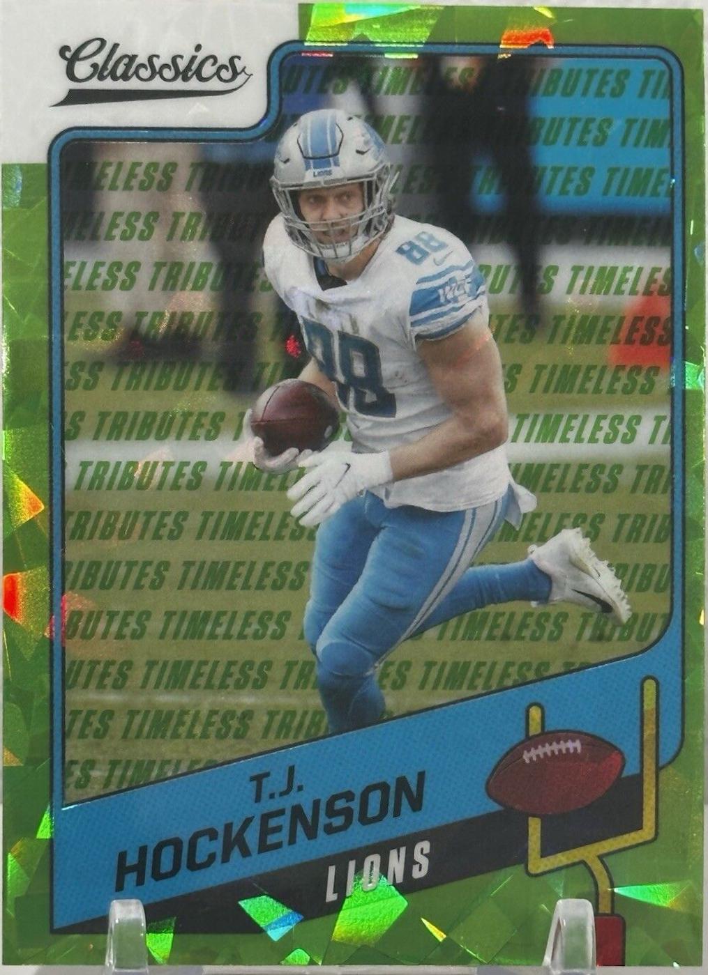 T. J. Hockenson [Timeless Tributes Green] #43