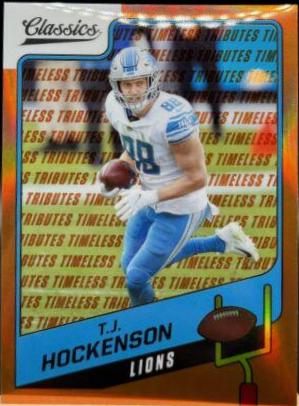 T. J. Hockenson [Timeless Tributes Orange] #43