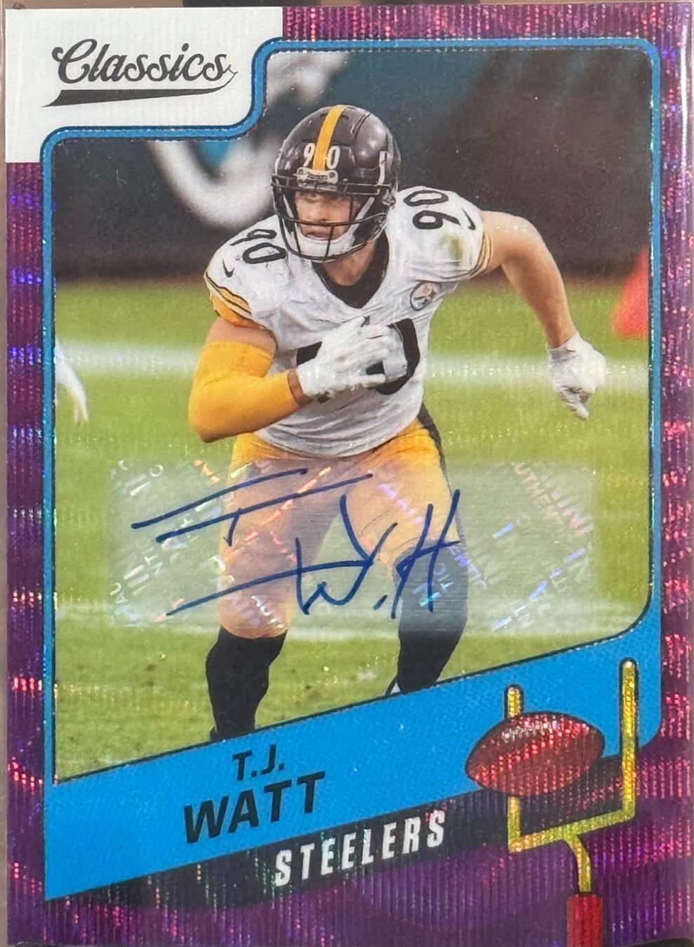 T. J. Watt [Premium Edition Significant Signature H2 Purple] #37