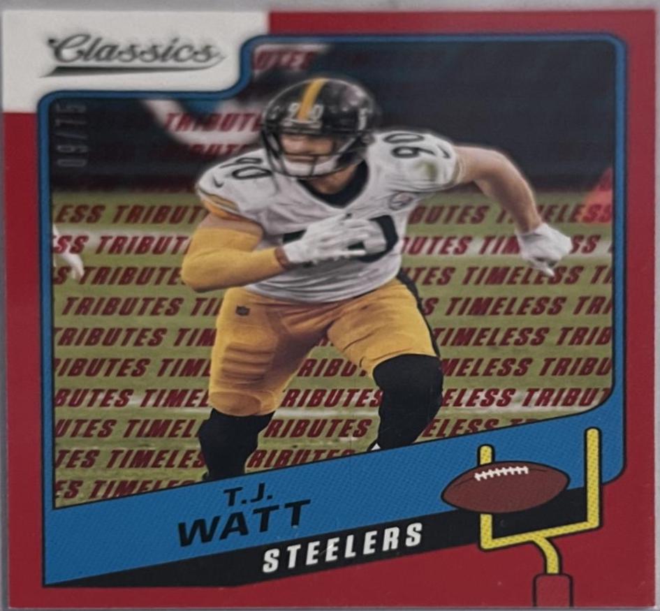 T. J. Watt [Timeless Tributes Red] #37