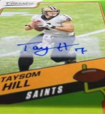 Taysom Hill [Premium Edition Significant Signature Green] #14