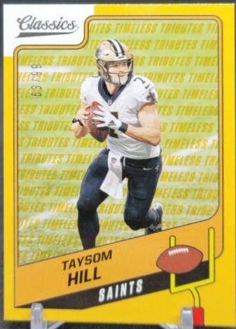 Taysom Hill [Timeless Tributes Gold] #14