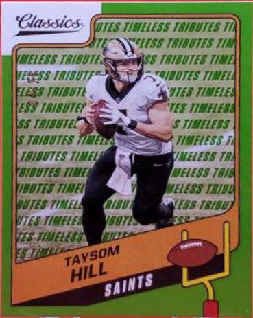 Taysom Hill [Timeless Tributes Green] #14